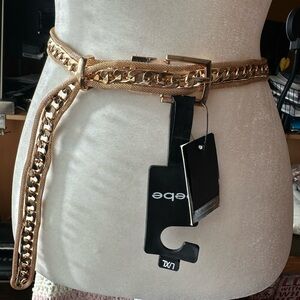 Bebe Gold Chain Belt